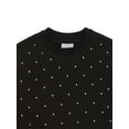 thumbnail image 3 of Wonder Nation Girls Embellished Sweatshirt, Sizes 4 - 18 & Plus, 3 of 5