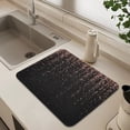 thumbnail image 6 of Dish Drying Mat Absorbent Dish Drainer Kitchen Counter 23.6x19.7inch Dish Drying Pad for Countertops Sinks Draining Racks Rose Gold Glitter, 6 of 9