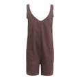 thumbnail image 1 of YDLCAFD Women's Adjustable Strap Washed Denim Jumpsuit With Pockets XXL, 1 of 3