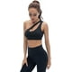 thumbnail image 4 of Sujetador deportivo de un solo hombro para mujer Sujetadores de entrenamiento, 4 of 5