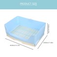 thumbnail image 3 of Caja de arena para conejillos de indias, orinal de plástico para conejos, práctico orinal para conejos, accesorio para conejos, 3 of 6