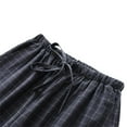 thumbnail image 6 of Men's Casual Plaid Pajama Pants Mens High Waist Loose Cotton Lounge Sleep PJ Bottoms with Pockets, 6 of 7