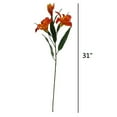 thumbnail image 3 of Mainstays 31" Artificial Orange Tiger Lily Flower Stem, Indoor Decoration, 3 of 11