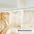 thumbnail image 2 of Brown Marble Shower Curtain,Abstract Tan Ombre Shower Curtain for Bathroom,Simple Modern Waterproof Fabric Shower Curtain Set with Hooks-72"W x 78"L (Pack of 1), 2 of 7