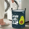thumbnail image 4 of Picia Avocado in Space1 Large Laundry Basket, Waterproof, Freestanding Laundry Hamper, Collapsible Tall Clothes Hamper with Extended Handles-Small, 4 of 8