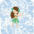 thumbnail image 4 of Inktastic Brown Haired Hula Girl Girls Toddler T-Shirt, 4 of 5