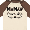 thumbnail image 4 of Inktastic Mamaw Loves Me Grandchild Girls Long Sleeve Baby Bodysuit, 4 of 5