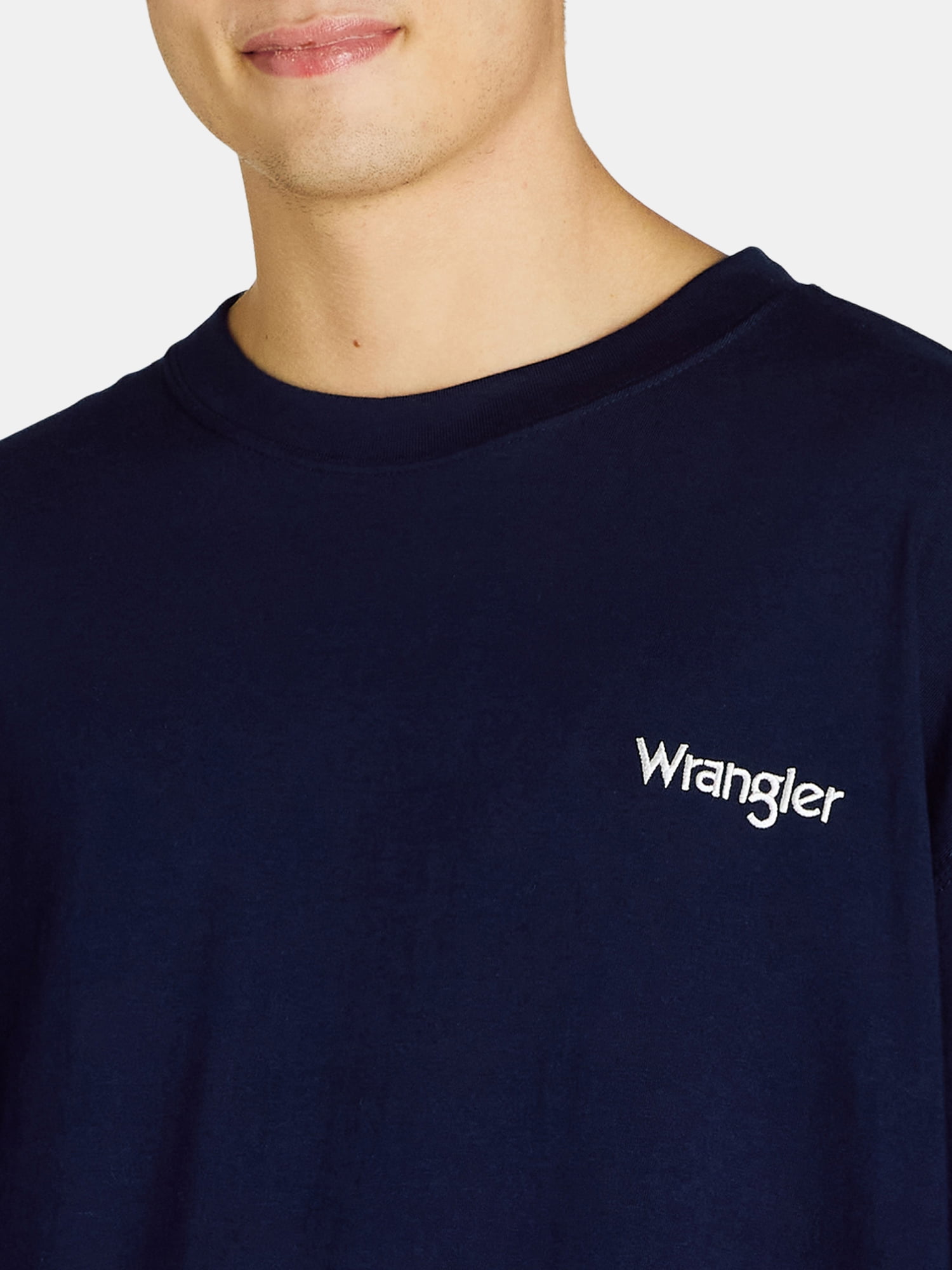Wrangler Men’s Big and Tall Logo T-Shirt, Sizes 1XL-6XL