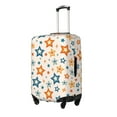 thumbnail image 2 of PAYOHTO Highly Elastic Spandex Suitcase Cover Luggage Cover Medium Fits 22 to 24 Inch Colourful Star Shape on Neutral Beige, 2 of 8