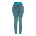 thumbnail image 6 of GEWSEY Lifting Leggings for Women Tummy Control Workout Yoga Pants High Waisted Scrunch Booty Gym Tights (Green, L), 6 of 6