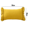 thumbnail image 2 of Funda de almohada francesa-pequeña funda de almohada de ante fresco, 2 of 5