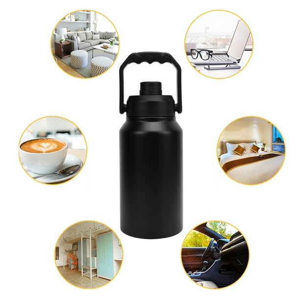 Botella De Agua Al Vacío, Botellas De Agua Deportiva De Acero Inoxidable Botella De Agua Con Resistente Para Senderismo De Gimnasio