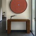 thumbnail image 2 of Meridian Furniture Stanton Brown Solid Wood Console Table, 2 of 14