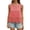Red, variant on Luvior Women's Burnout Lace Hollow Out Blouse Casual Summer Vest White L