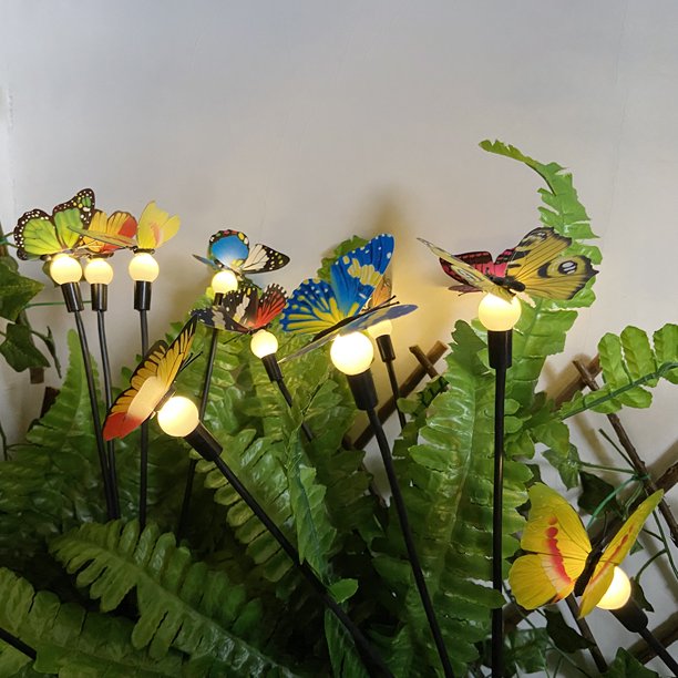 Luz Solar Para Césped Luz verde dinámica de la atmósfera del alambre del hierro de la luz de la luciérnaga de la hoja para el festival del día de fiesta