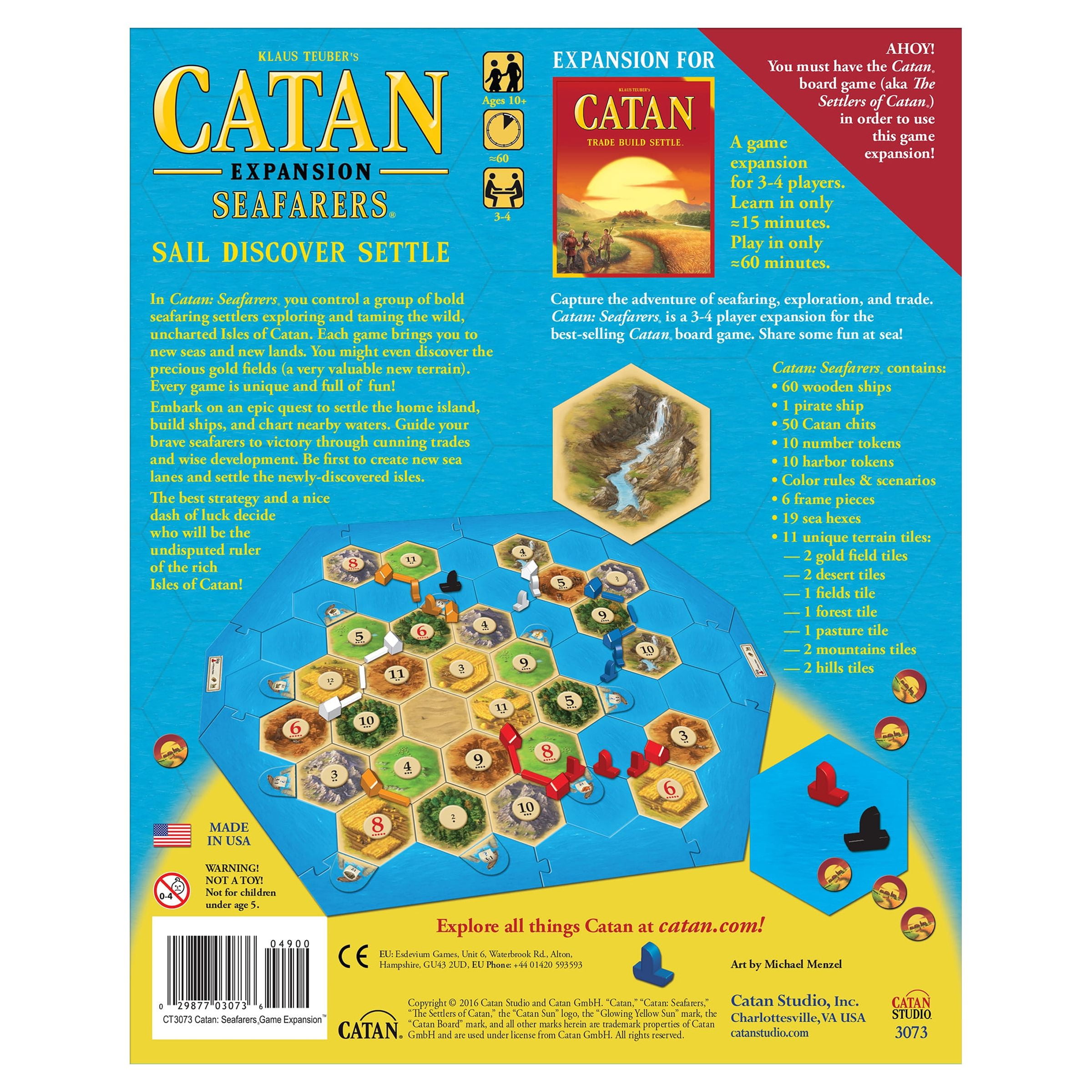 Catan Strategy Board Game: Seafarers Expansion for Ages 10 and up, from  Asmodee