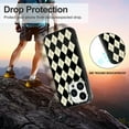 thumbnail image 6 of Phone Case for iPhone 14 Pro Max, Kawaii TPU Bumpers Back Phone Cover for iPhone 14 Pro Max 2022 (6.7 Inch), Women Girl Protective Cases Slim Cover, Black Diamond Grid-2, 6 of 13