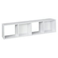 thumbnail image 3 of Closetmaid Home Stackable 4-Cube Cubeicals Organizer Storage, White (2 Pack), 3 of 4