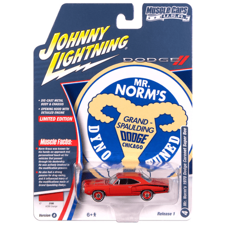 Johnny Lightning Jlmc034 Muscle Car Ver A Mr. Norms 1970 Dodge Coronet Super Bee