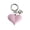 Pink, variant on 1Pcs Keychain Heart Shaped Ornament Keychain Pendant With Keychain Bag Pendant. Heart Shaped Pendant Ornament Valentines Day Gift