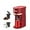 Red, variant on Mini Single Serve Coffee Maker for K Cup and Ground Coffee, Fast Brew One Cup Coffee Machine with Descaling Reminder and Water Window, 6 to 12 oz. Brew Sizes, White