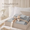 thumbnail image 6 of Beartech Polyester Bed Sheets Set 4 Piece Queen/Full Size Sheet Set, Soft & Lightweight And Breathable Bedding Set, Fitted Sheet, Flat Sheet & 2 Pillowcases-Light Gray, 6 of 11