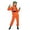 P-164Red42, variant on MEZZALL Women Adult Orange Pumpkin Hooded Onesie for Women, Soft Long Sleeve Full Zip Sleepsuit, Cute Halloween Home Nightwear Loungewear Pajamas One-Pieces