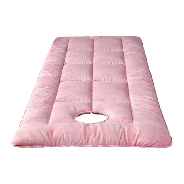 Almohadilla para Mesa de para SPA, Colchón para Salón de Belleza, Estera de Cama Portátil Suave Y Ligera, Cojín de Cama Facial para Baños Y Hot Rosa