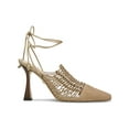 thumbnail image 3 of Sam Edelman Trinity Pistachio Tie Up Womens Pumps Ankle Strap High Heel Sandals (PISTACHIO, 8), 3 of 3