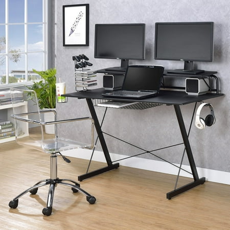 techni sport gaming desk carbon adjustable shelves ts200 rta