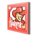thumbnail image 1 of YouTheFan NCAA Nebraska Cornhuskers - Arte de pared con logotipo 3D, 12 x 12, 1 of 1