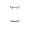 thumbnail image 1 of Toystoory Perno Gancho de seguridad Ganchos de doble extremo de acero inoxidable Clips de metal de alta dureza resistentes a la corrosión Llave Type1 NO1, 1 of 6