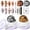 Metallic Gold & Silver, variant on Saviland 60g Clear Builder Nail Gel - Strengthen and Harden Gel Nail Extension with 100PCS Nail Forms
