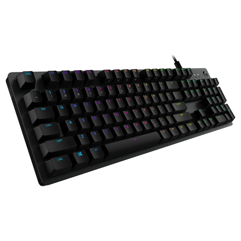 i det mindste Empirisk Christchurch Logitech G512 CARBON LIGHTSYNC RGB Mechanical Gaming Keyboard with GX Brown  switches and USB passthrough - Tactile - Walmart.com