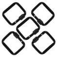 thumbnail image 1 of EXHUMKY 5Pcs Heavy Duty Carabiner Clips for Keychain and Outdoor Climbing Equipment, 1 of 7