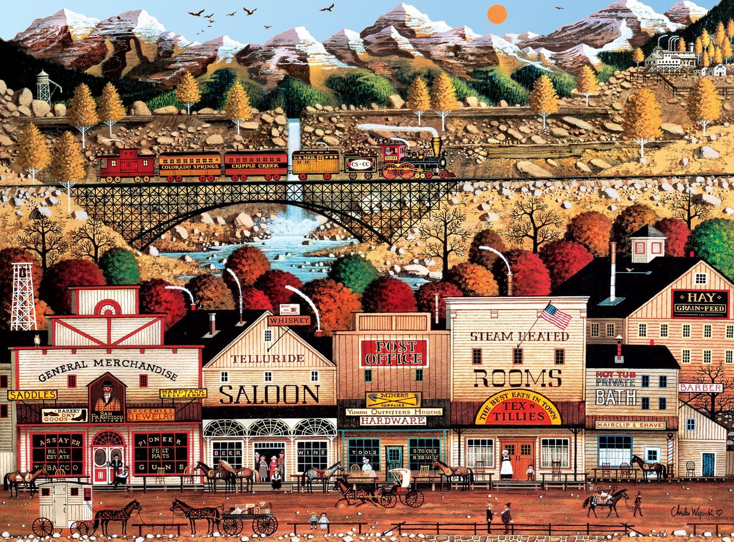 charles wysocki jigsaw puzzles