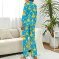 thumbnail image 3 of Top-kevin Yellow Rubber Ducks Pattern Women's Long-Sleeve Shirt And Full-Length Bottom Pajama Set, 3 of 6