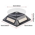 thumbnail image 6 of Solar Showcase For 360 Degrees Turntable Rotating Jewelry Organizer Display Stand Black, 6 of 9