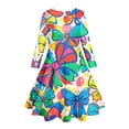 thumbnail image 5 of TJAZFJPA Robes pour Filles Robe de Princesse Imprimée pour Fête pour Enfants et Filles Robe pour Filles, 5 of 5