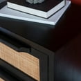thumbnail image 5 of Powell Blair Rattan 2-Drawer Cabinet, Black, 5 of 16
