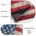 thumbnail image 6 of Non-Slip Rug Pad Rugs Independence Day Mottled USA Flag Rectangle Area Rugs 3x5Ft Soft Carpet Pads for Living Room Kids Room, Retro Patriotic Star Stripe, 6 of 9
