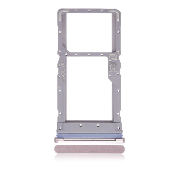 Replacement Single Sim Card Tray Compatible For Motorola Moto G Stylus 4G (XT2211 / 2022) (Metallic Rose)