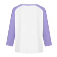thumbnail image 7 of YunPes Girls Cotton T-Shirt Contrast Raglan Long Sleeve Crewenck Tops Youth Casual Versatile Baseball Tees 3-13 Years, 7 of 7