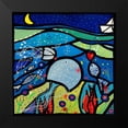 thumbnail image 2 of Wallas 20x20 Black Modern Framed Museum Art Print Titled - La medusa innamorata, 2 of 5