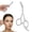 Gray, variant on Eyebrow Trimmer Scissor with Comb, 2026 New Eyebrow Scissors with Comb for Women Stainless Steel Precision Eyebrow Cutter, Eyebrow Trimmer Scissors Grooming Makeup Tool for Women Men (1, Silver)