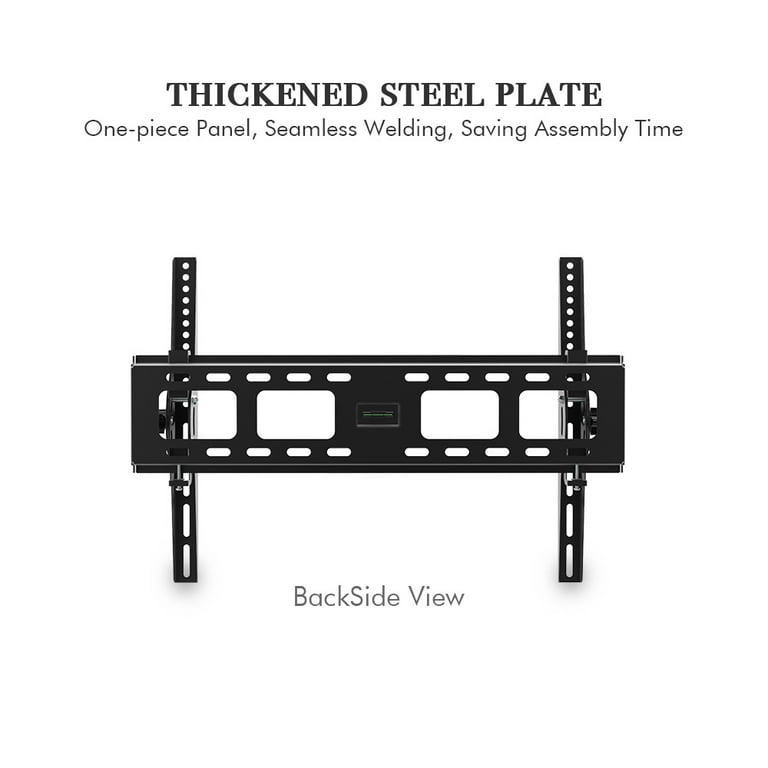 JXMTSPW TV Wall Bracket for Most 32–75 inch LCD LED Flat Curved TV, Low Profile Tilt TV Mount, Sturdy Heavy Duty TV Mount with Max VESA 600x400m Up to 75KG 42 50
