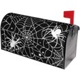 thumbnail image 3 of Halloween Mailbox Cover Magnetic Large Oversized Spiders Spiderweb Mailbox Wraps Post Letter Box Cover for Garden Yard Home Decor 25.5" x 21", 3 of 6