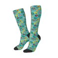 thumbnail image 2 of Haiem Trucks And Excavators Socks, Funny Novelty Crazy Design Cotton Socks Sports Socks Knee High Socks For Men, Women,1Pairs - Gift For Working Friends, 2 of 8