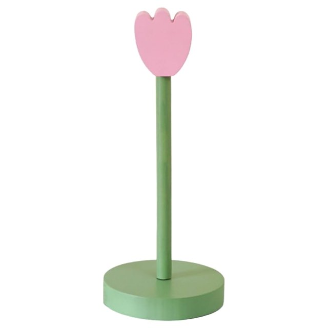 Portarrollos de Papel Higiénico de Madera con Forma de Tulipán, Soporte Vertical para Papel Higiénico, Soporte para Toallas de Papel
