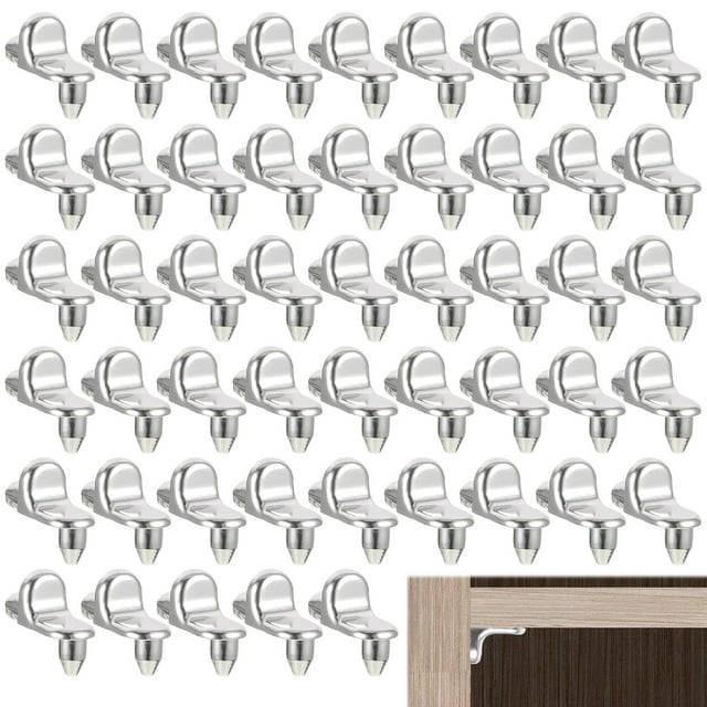 VONKY 50pcs Zinc Alloy Universal And Heavy Load-bearing Shelf Support For Stable Fixation Bracket 1Set
